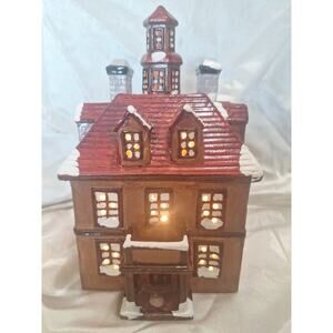 Yuletide 1987 “Barogue Mansion” Lighted Christmas Village House